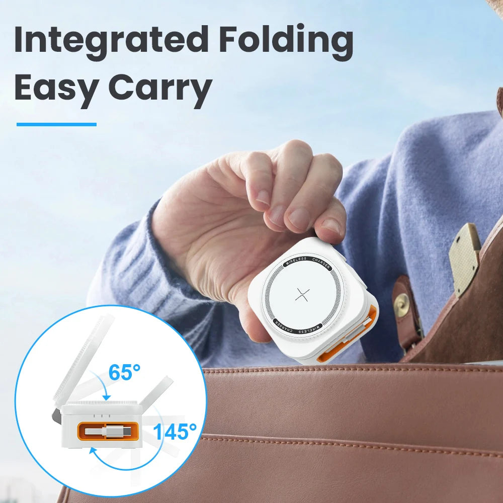 Deepartner 3-in-1 Portable Wireless Charging Cradle