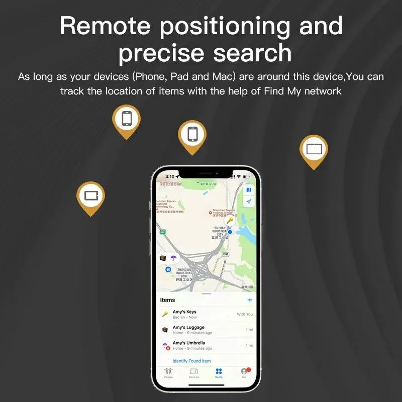 TrackMate Pro: Bluetooth GPS Tracker - Apple Find My compatible