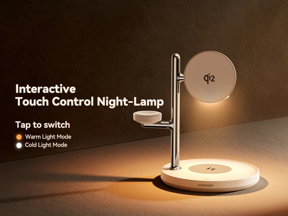 JoyCharge Pro: 4-in-1 Apple Wireless Charging Station