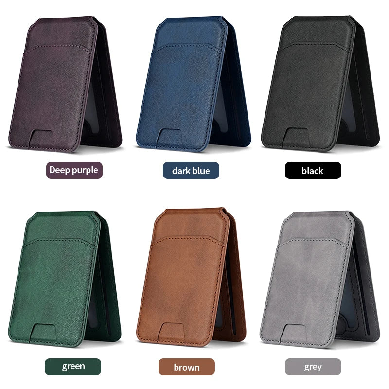 Magsafe Magnetic Leather Wallet For iPhone