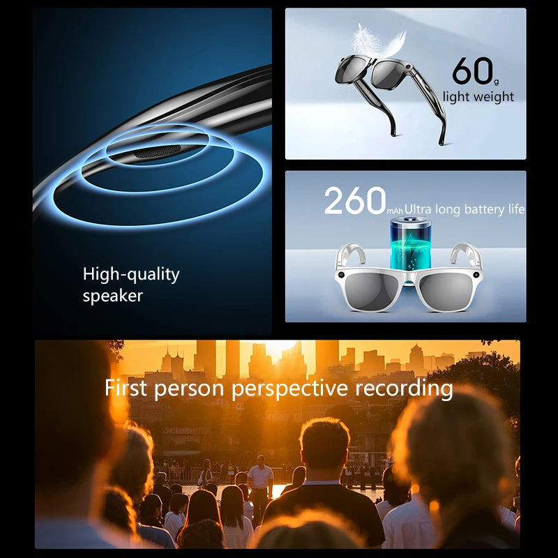 Visionary 4K AI Smart Glasses