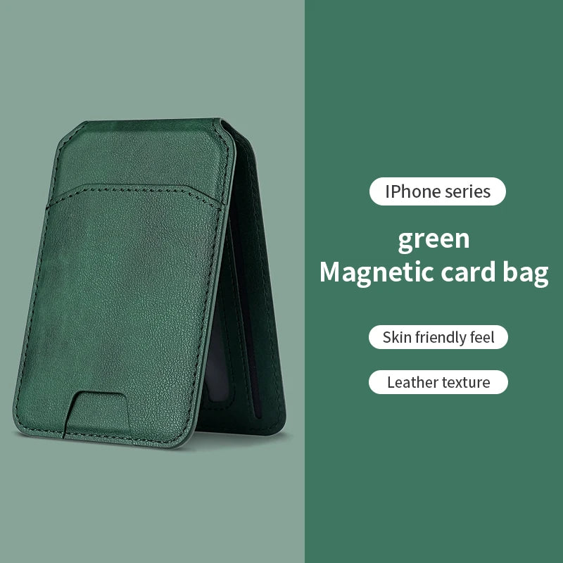 Magsafe Magnetic Leather Wallet For iPhone