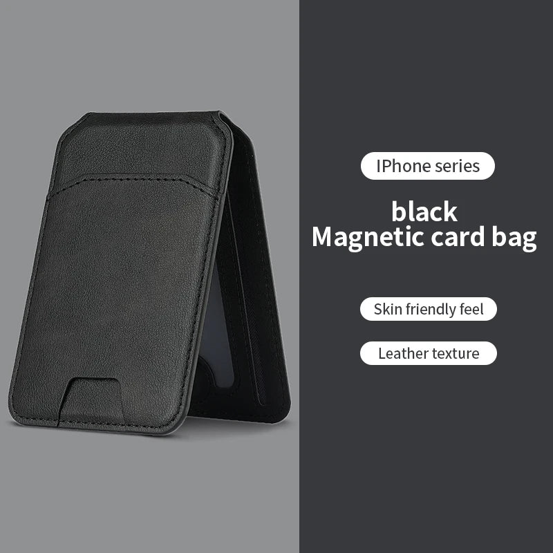 Magsafe Magnetic Leather Wallet For iPhone