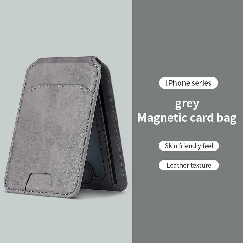Magsafe Magnetic Leather Wallet For iPhone