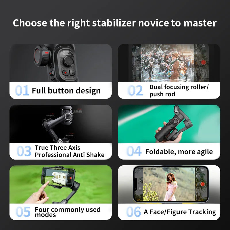 Smart XE: The Ultimate 3-Axis Foldable Gimbal