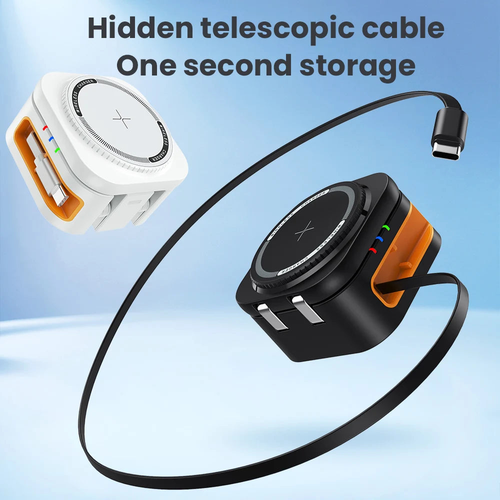 Deepartner 3-in-1 Portable Wireless Charging Cradle