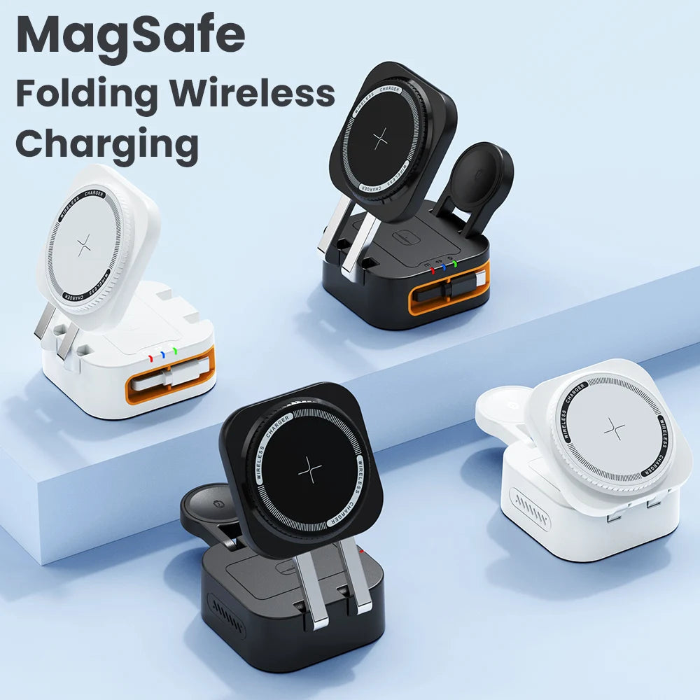 Deepartner 3-in-1 Portable Wireless Charging Cradle
