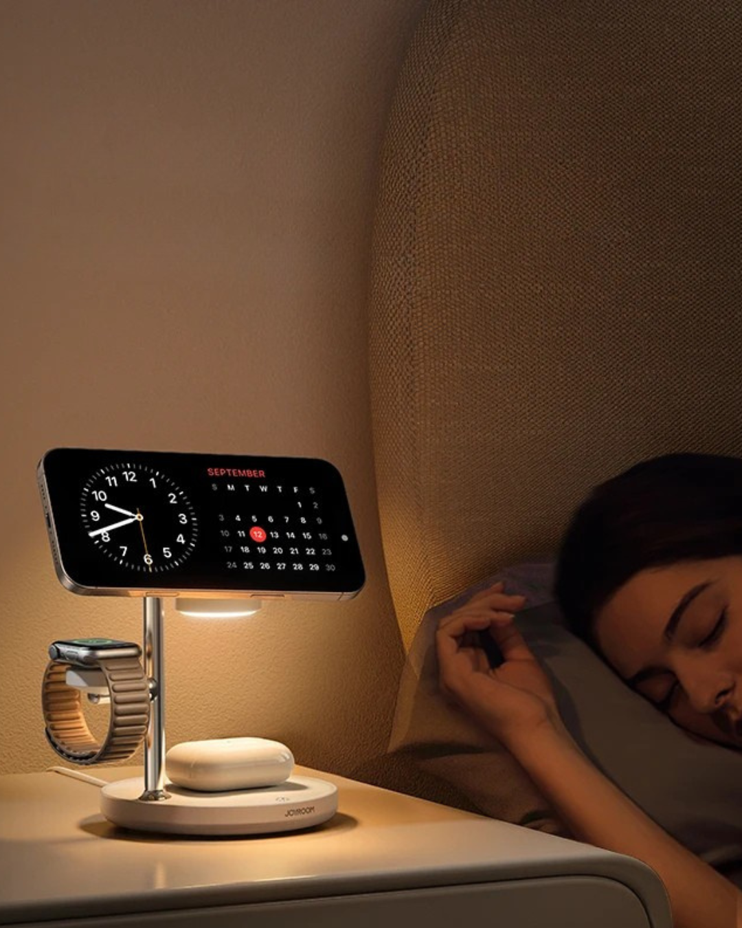 JoyCharge Pro: 4-in-1 Apple Wireless Charging Station